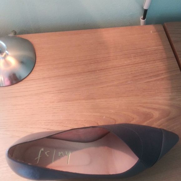 FS/NY genuine grey leather wedge - Picture 2 of 3